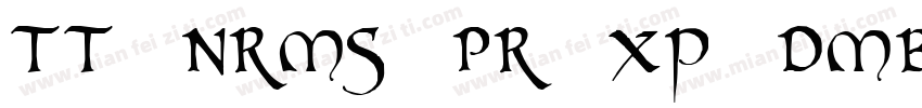 TT Nrms Pr xp DmBld字体转换